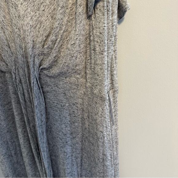 Rebecca Taylor Gray Flax Belted Maxi Dress Medium - Picture 9 of 11